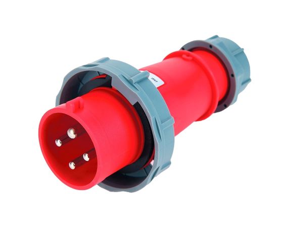 Вилка 0242 3Р+PЕ 32А 380В IP67 переносная Ny95502044