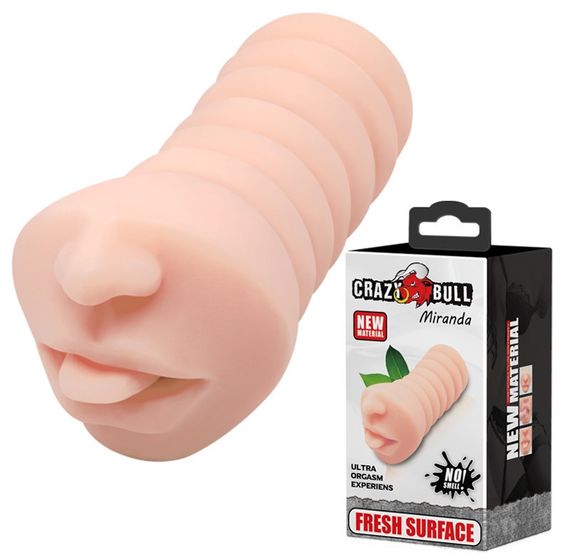 Мастурбатор ротик CRAZY BULL-Miranda, BM-009216U Sex Aura