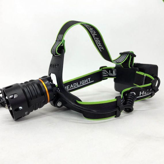 Супер потужний ліхтар налобний Police BL-A14-3-P90 MICRO USB, потужний налобний ліхтар для QW-232 риболовлі наголовний | Зображення 4