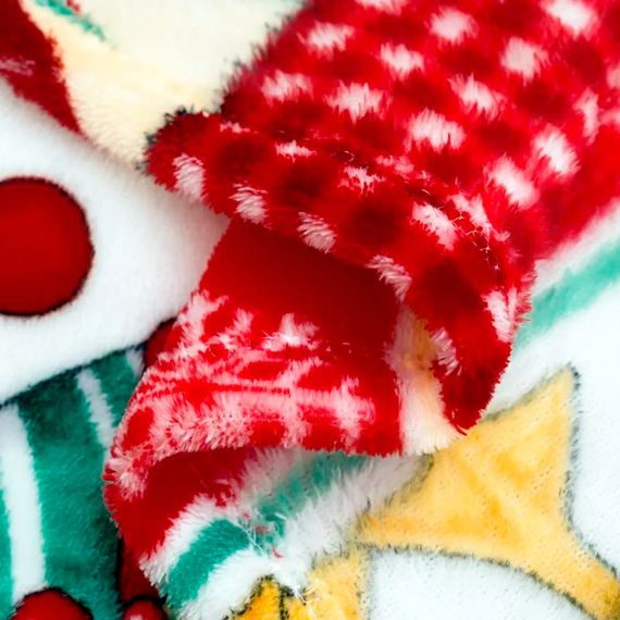 Плед фліс Святкові пінгвінчики 150x200 см Love You | Зображення 2