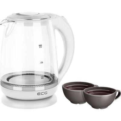 Электрочайник ECG RK 2020 White Glass (RK2020 White Glass) | Зображення 7