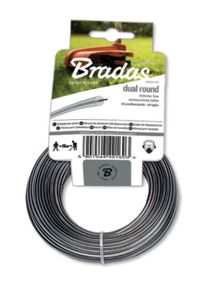 Волосінь для тримера Bradas RIPPER DUAL "коло" 2,4мм х 15м ZRO2415K