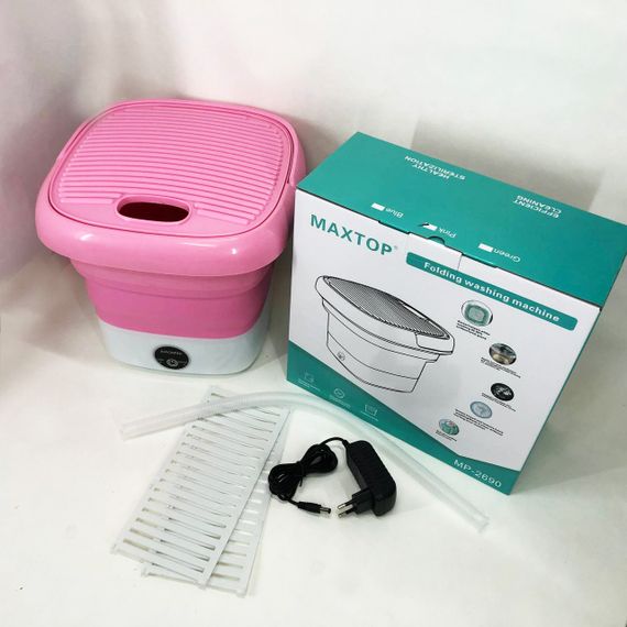 Пральна машина MAXTOP machine, Пральна машина для дачі без водопроводу. Колір: рожевий | Зображення 8