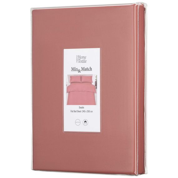 Простирадло Ardesto Mix&Match, 240x260см, 100% бавовна, сатин, мідь (ART2426FSO)