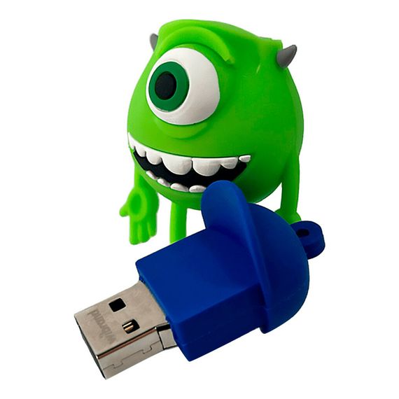 USB флеш накопичувач Wibrand 16GB Mike Wazowski Green USB 2.0 (WI2.0/MW16G) | Зображення 2