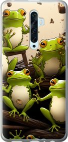 Чехол на Oppo Reno 2Z Жабки "5656u-1867-17620"