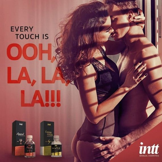 Масажний гель з ефектом зігрівання Intt Energy Drink 30 мл | Зображення 4