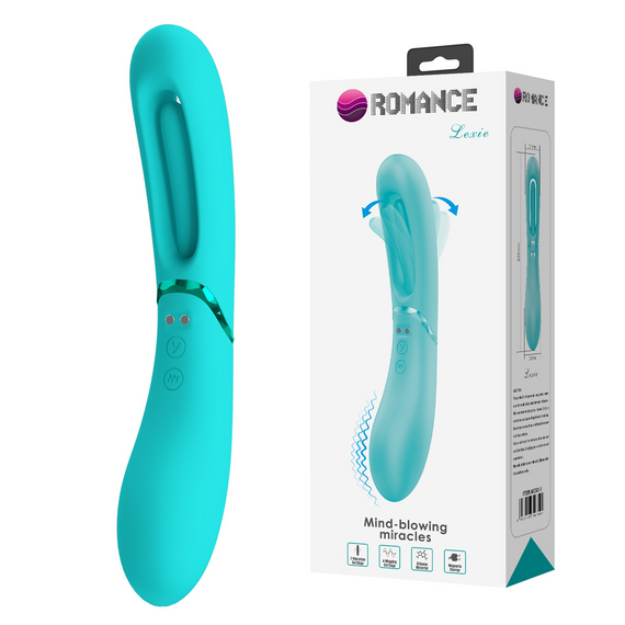 Вібромасажер для стимуляції точки G PRETTY LOVE ROMANCE - Lexie Light green, MC63-1 Sex Aura
