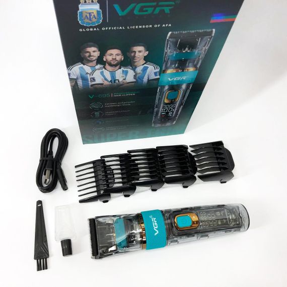 Окантовочная машинка для стрижки аккумуляторная, Машинка для стрижки волос мощная WR-17 | Зображення 8