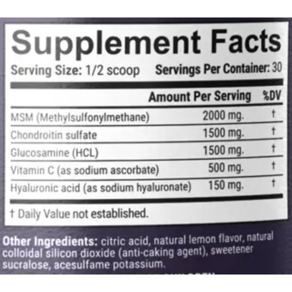 Препарат для суглобів та зв'зок En`vie Lab Chondro Protection 5 Active 169,5 g /30 servings/ Berries | Зображення 1