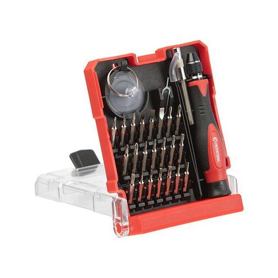 Викрутка прецизійна з комплектом насадок 29 од., Cr-V INTERTOOL VT-3336 | Зображення 7