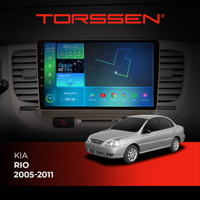 Штатна магнітола Torssen Kia Rio 05-11 F9432 4G Carplay DSP