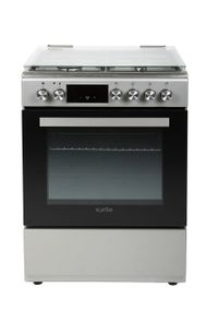 Газовая плита с электродуховкой Ventolux GE 6060 CS 6TC (X) нержавейка 60 см