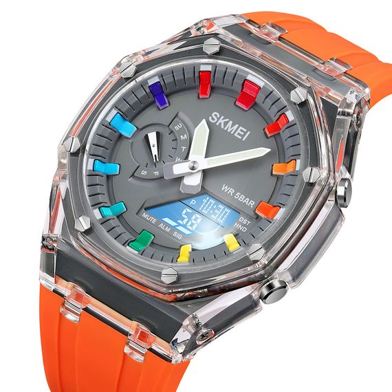 Наручний годинник Skmei 2100OG Orange | Зображення 1
