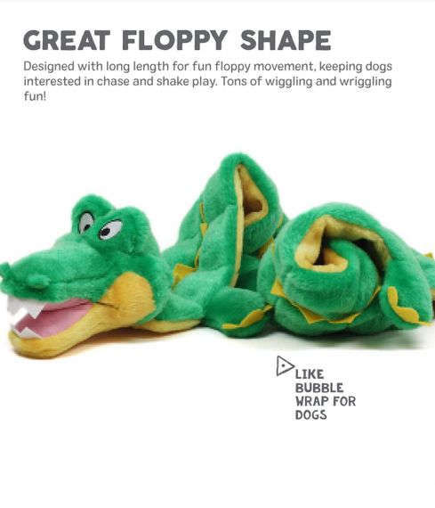 Іграшка для собак Outward Hound Squeaker Matz Gator, 76 см | Зображення 4