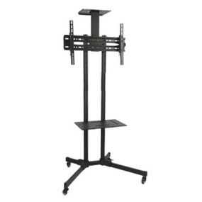 Підставка для підлоги кронштейн для телевізора на коліщатках ТВ TV CART 1500 32-70 Чорна