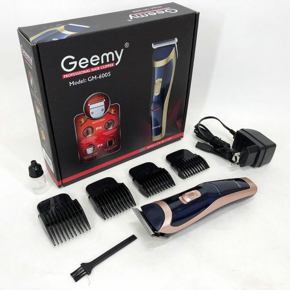 Машинка для гоління Gemei GM-6005, Машинка для стрижки волосся бездротова, Електробритва SB-542 для голови | Зображення 8