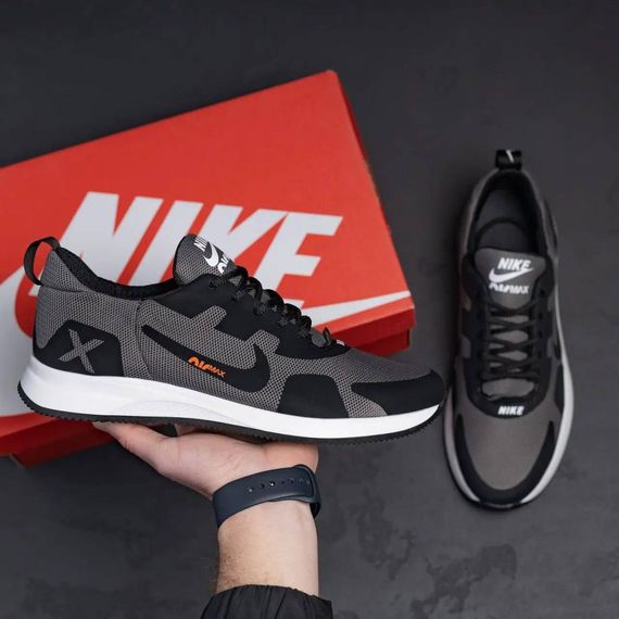 Літні кросівки Nike колір сірій/чорний | Зображення 8