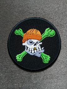 Шеврон Череп на ліпучці