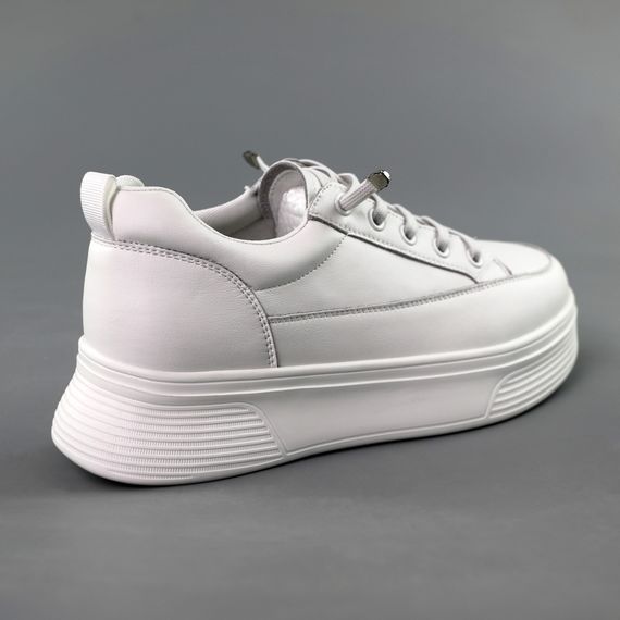 Кеди жіночі шкіряні 591724 Білі 36 37 38 39 40 | Зображення 5