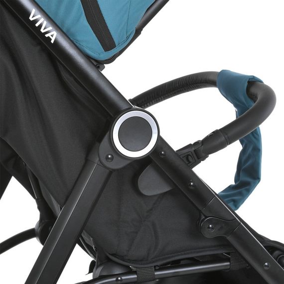 Коляска детская прогулочная VIVA M 5723 Pine blue, синяя | Зображення 3