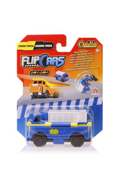 Машинка-трансформер Flip Cars 2 в 1 Городской транспорт, Грузовик и Погрузчик (EU463875-12) | Зображення 6
