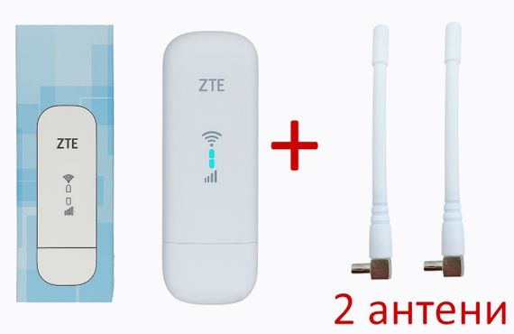 Роутер модем WIFI 4G ZTE MF 79 U USB сім карта два виходи під антену + 2 антени * 5 дб