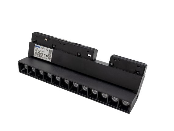 Магнітний трековий поворотний світильник KW-293/12W NW DC48V BK | Зображення 2