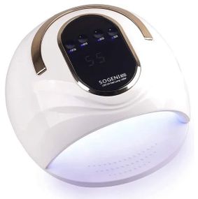 Лампа для маникюра и педикюра LED/UV Sogeni М5 168 Вт для ногтей сушки гель лака