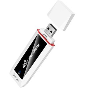 Портативний модем WiFi роутер Hoco HI43 150Mbps (SIM) 2100 mAh White