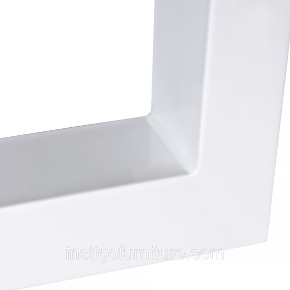 Комплект опор для столу з металу 500×100mm, H=730mm (профільна труба: 40x40mm) Білий | Зображення 3