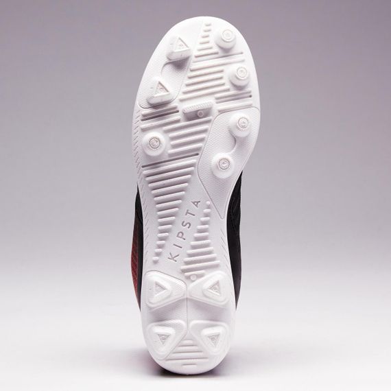 Дитячі футбольні бутси для гри на сухому покритті Agility 100 FG - Чорні/Білі - EU25 UA25 | Зображення 5