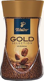 Кофе растворимый Tchibo Gold Selection 200 г в стеклянной банке. Германия