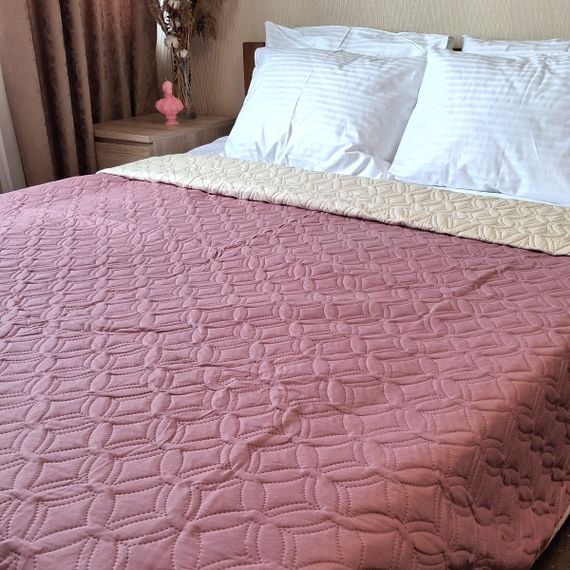 Покривало SoundSleep Soft Dream двостороннє 220х240 см рожево-ванільне (94395822) | Зображення 7