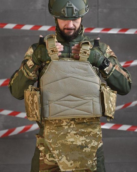 Плитоноска 4 швидких скидання Cordura піксель НП5128 | Зображення 1