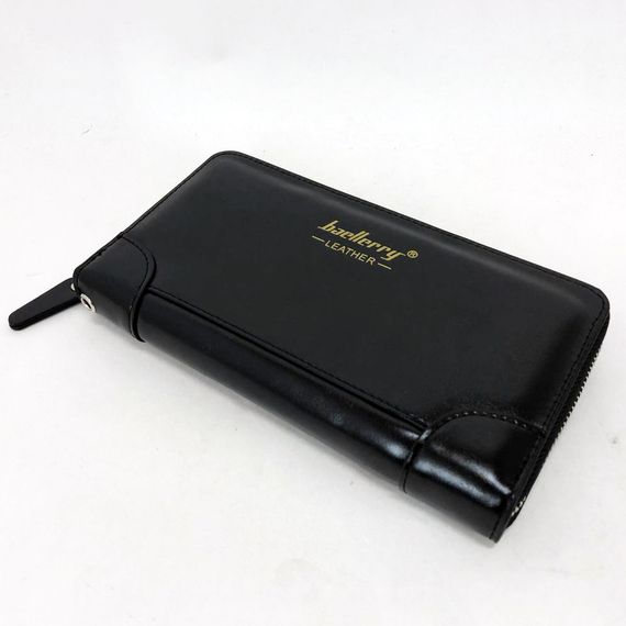 Гаманець для картки Baellerry, Клатч шкіряний чоловічий горизонтальний вертикальний ZI-11 | Зображення 8