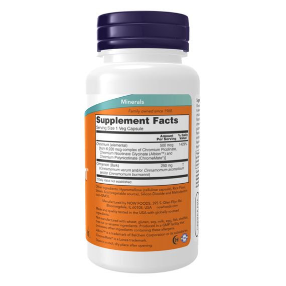 Tri-Chromium 500 mcg - 180 vcaps | Зображення 1