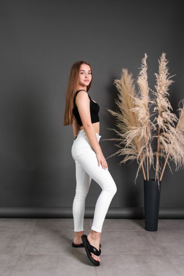 Шльопанці жіночі Fashion Romeo 3648 39 розмір 25 см Чорний | Зображення 8
