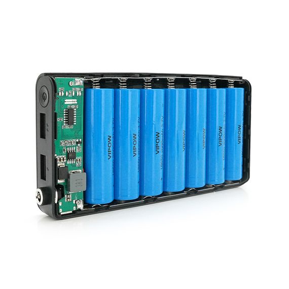 ДБЖ UPS-24W DC1024P для роутерів, Output: USB 5V/2A, DC9V,2.7A/12V,2A, 14000mAh(7*2000mAh), 155х75х23мм, 460грам, Black, BOX | Зображення 2