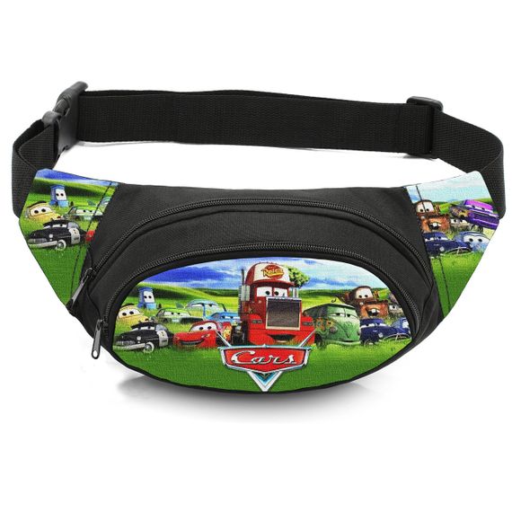 Сумка-бананка дитяча з принтом Тачки Блискавка МакКвін поясна сумка для хлопчика (4563)