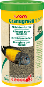 Корм для травоїдних цихлід Sera Granugreen Nature у гранулах 1000 мл (565 г) 003964