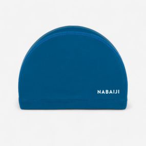 Шапочка для плавання текстильно-силіконова розмір M синя - M 56-59cm