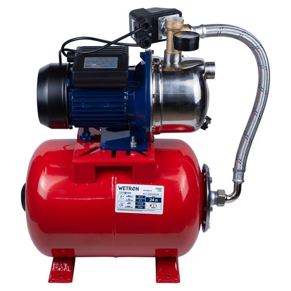 Насосна станція Wetron 0.75кВт Hmax 42м Qmax 50л/хв 775052/24 | Зображення 2