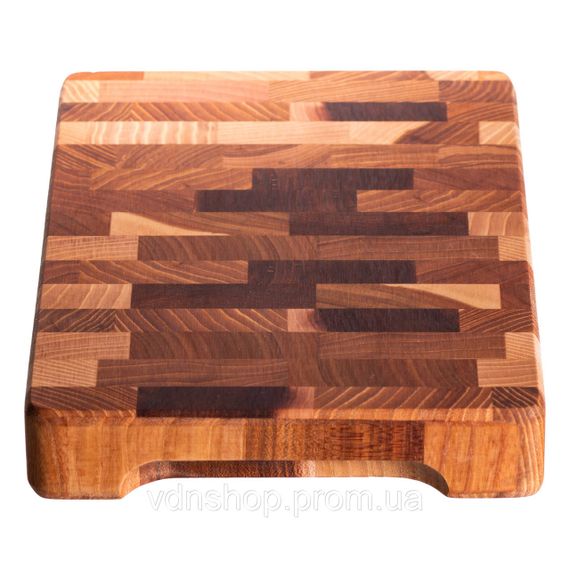 Обробна дошка з дуба 35×25 см Доміно, дерев’яна кухонна дошка для нарізання та сервірування страв C51W250350D | Зображення 4