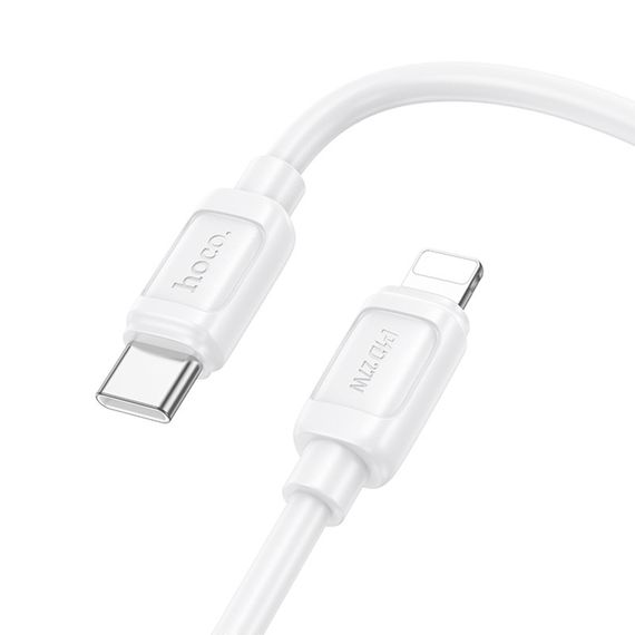 Дата кабель Hoco X115 Surpass Type-C to Lightning 27W (1m) White | Зображення 1