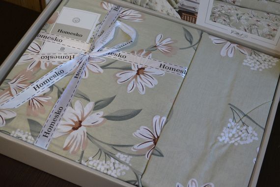 Постільна білизна First Choice Homesko Ranforse 200 х 220 см Nevada Mint | Зображення 2
