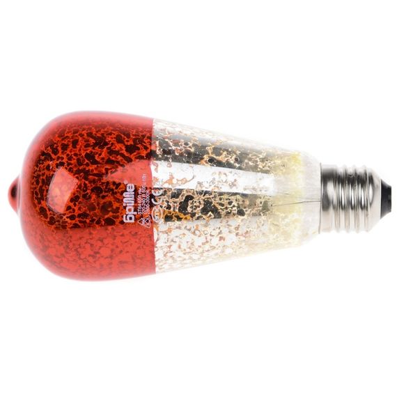 Лампа светодиодная LED 6W E27 COG WW ST64 RED 220V | Зображення 4