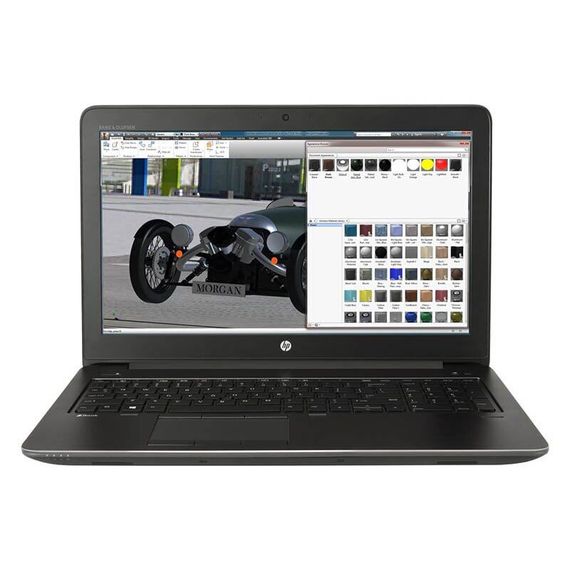 Мобільна робоча станція HP Zbook 15 G4 / 15.6" (1920x1080) IPS / Intel Core i7-7700HQ (4 (8) ядра по 2.8 - 3.8 GHz) / 16 GB DDR4 / 512 GB SSD / nVidia Quadro M2200, 4 GB GDDR5, 128-bit / WebCam / 4G б/в | Зображення 1