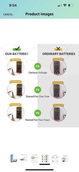 Батарея LR41 AG3 392 384 192 1,5 В, LiCB. 10 шт, плоские круглые батарейки | Зображення 1