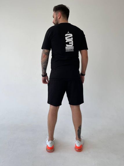 Чоловічий літній костюм Jordan чорний | Зображення 2